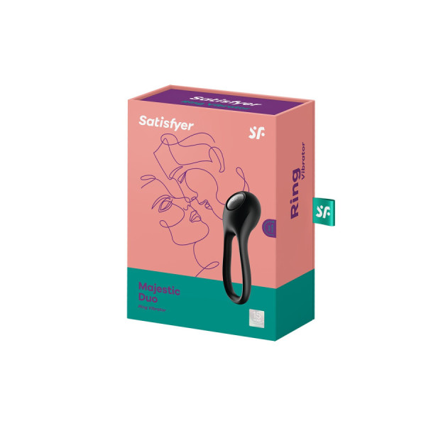Cockring vibrant USB Majestic Duo Satisfyer 